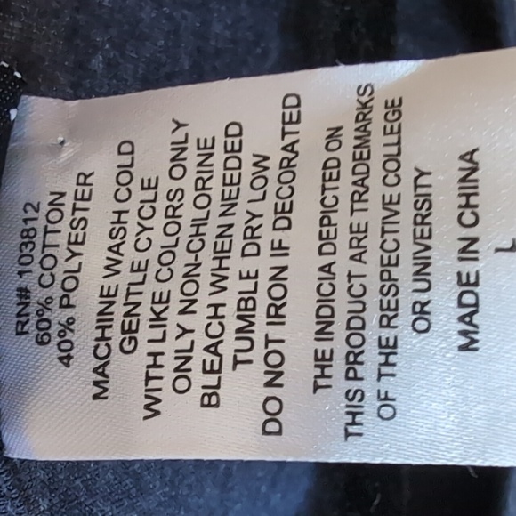 Women's Size Large Michigan Wolverines Go Blue Short Sleeve T-shirt - Picture 3 of 9